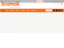 Tablet Screenshot of bromak.com